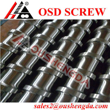 Bimetallic single extrusion screw barrel for extruder machine